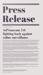 Adnauseam 3.0 Press Release
